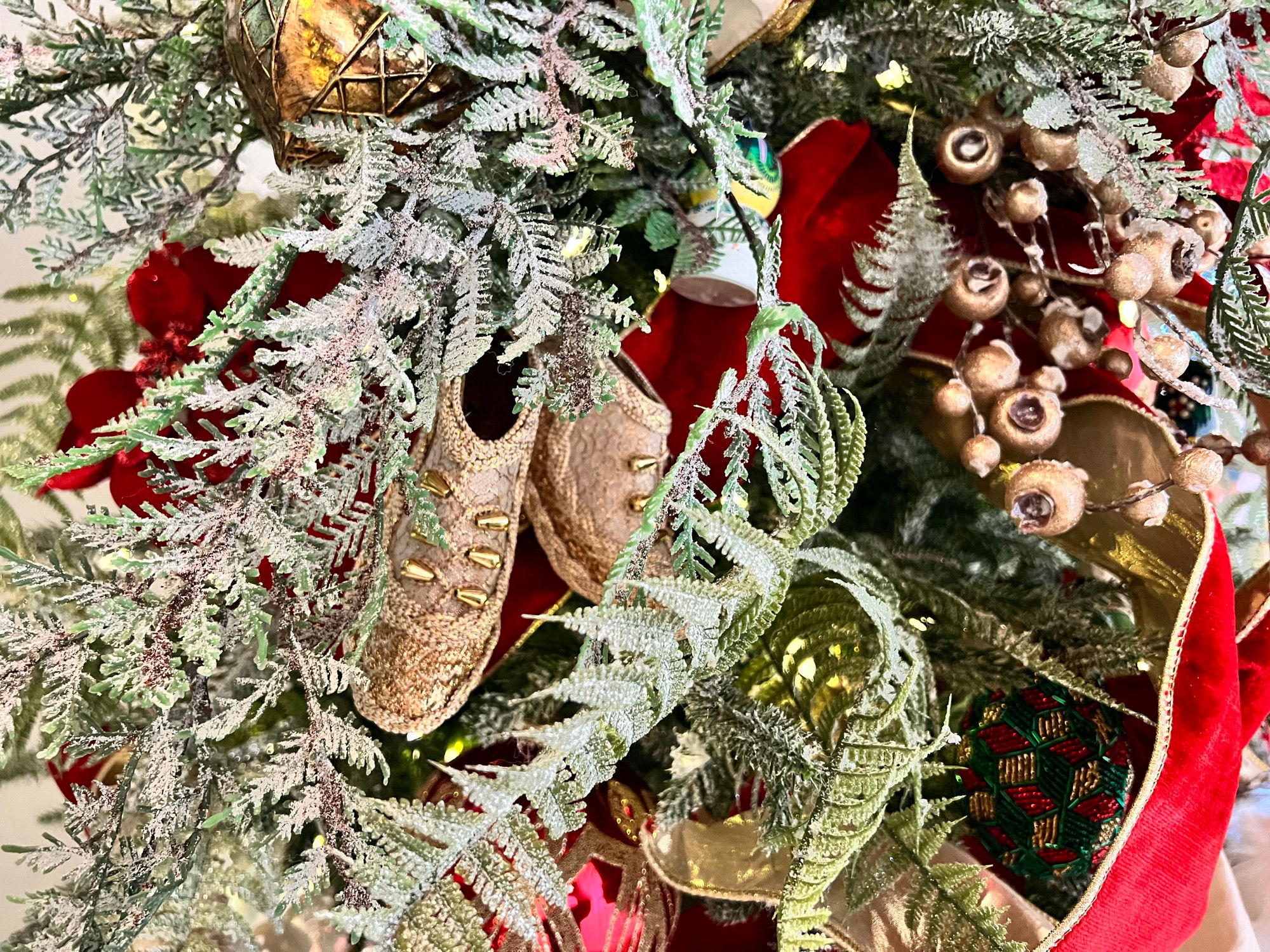 Russian Shoes Christmas Ornament