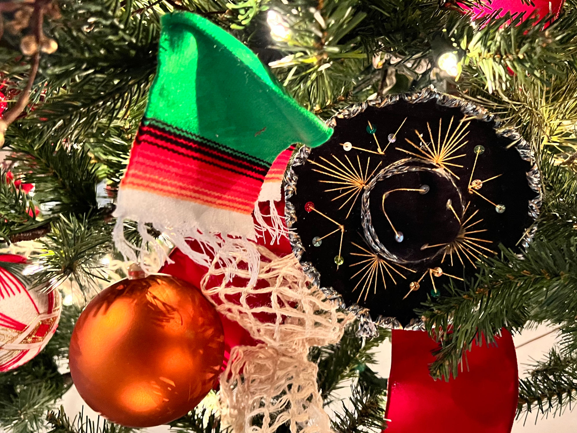 Sombrero Christmas Ornament