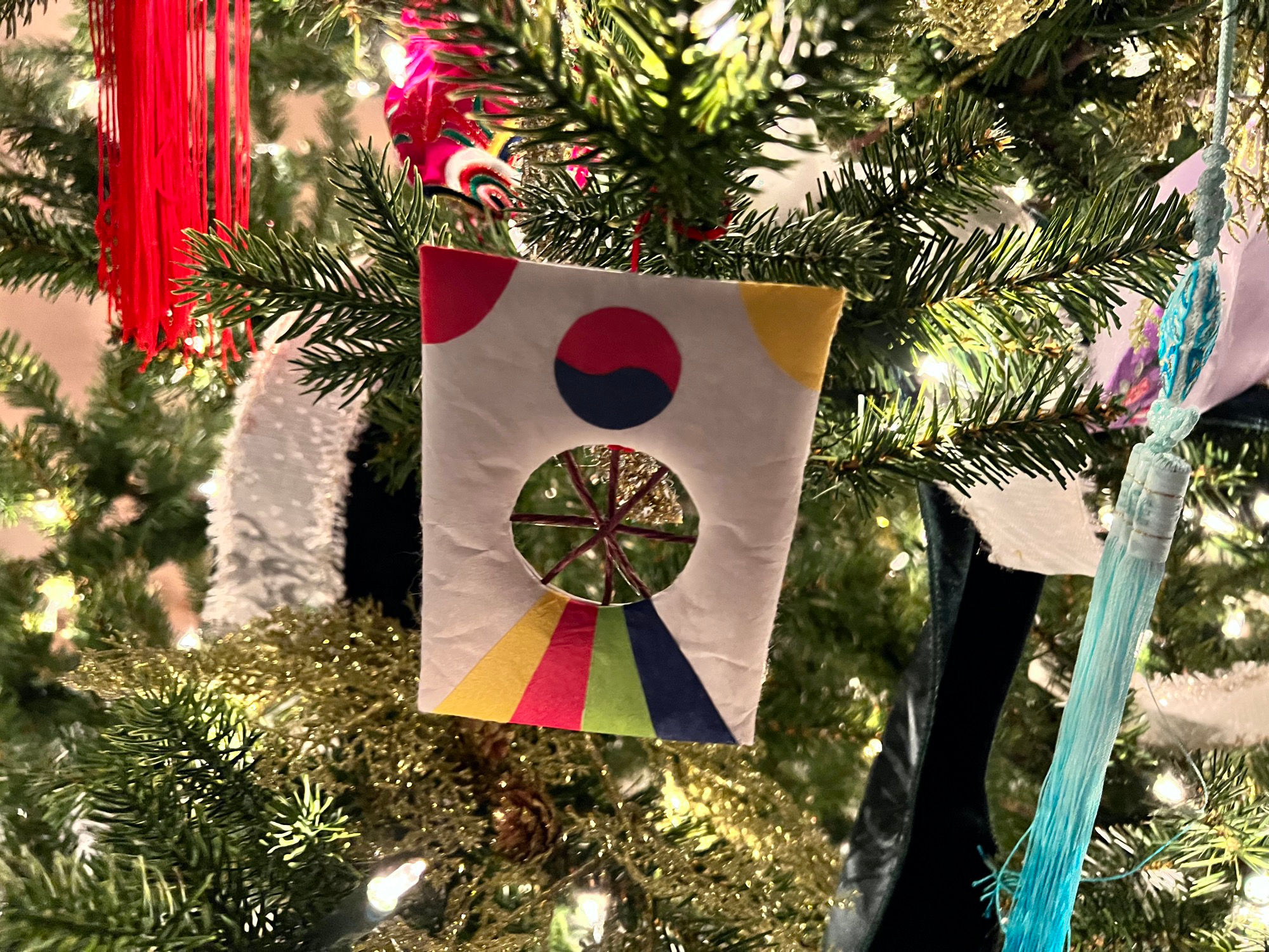 South Korean Christmas Ornament
