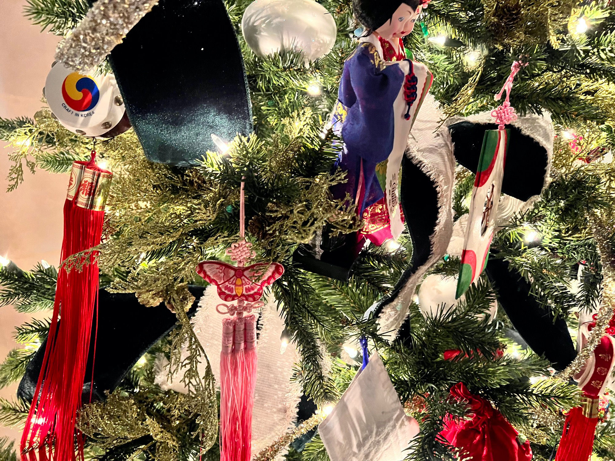 South Korean Christmas Ornament