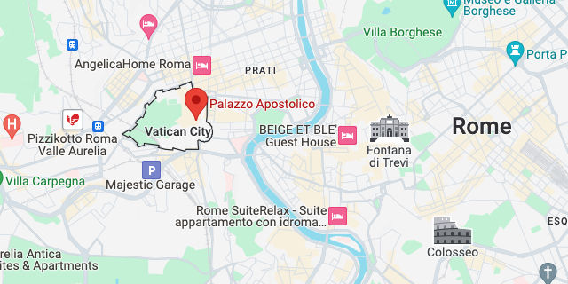 Vatican City, Italy on Google Maps