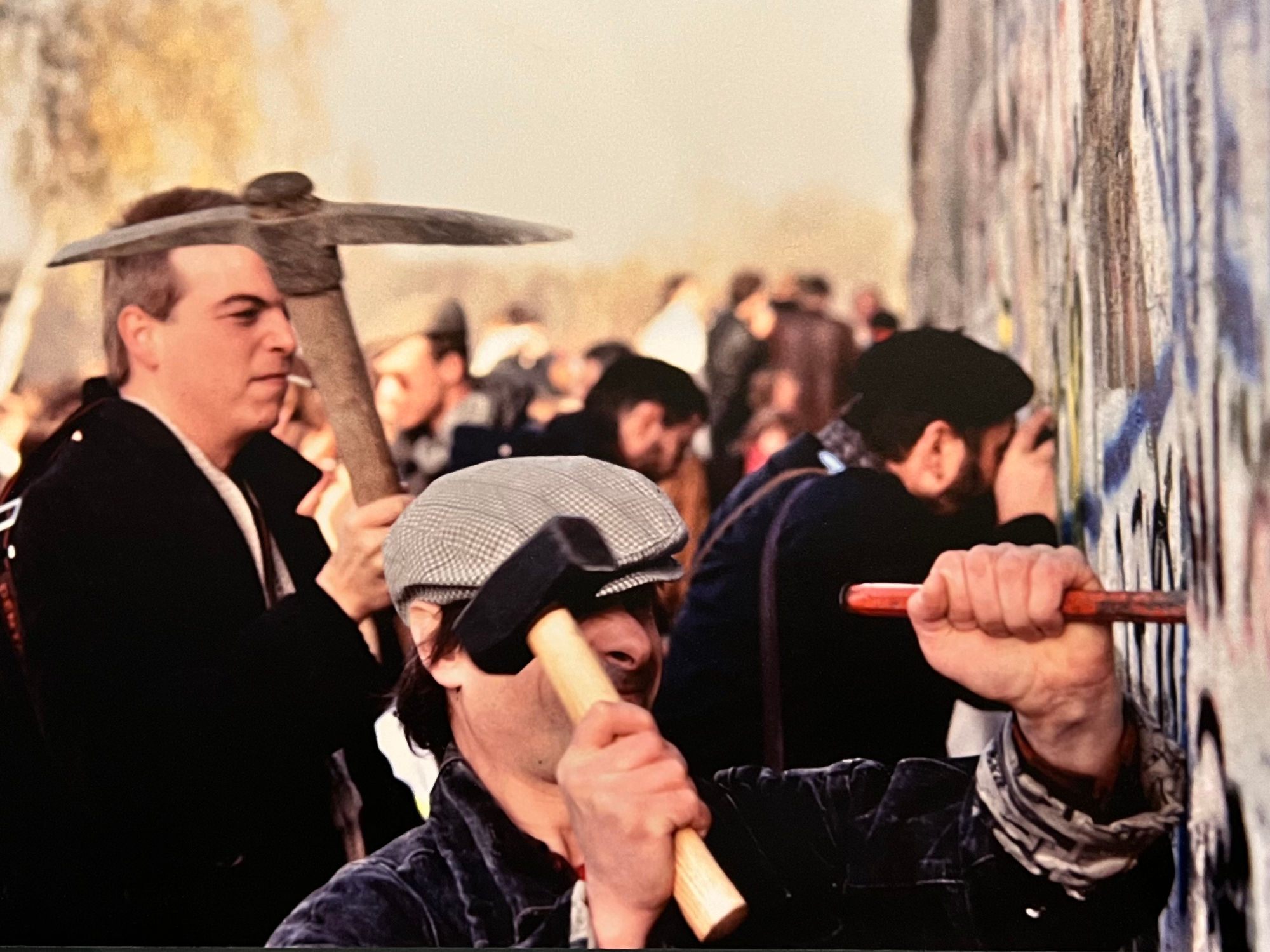 Berlin Wall Germans Destroy