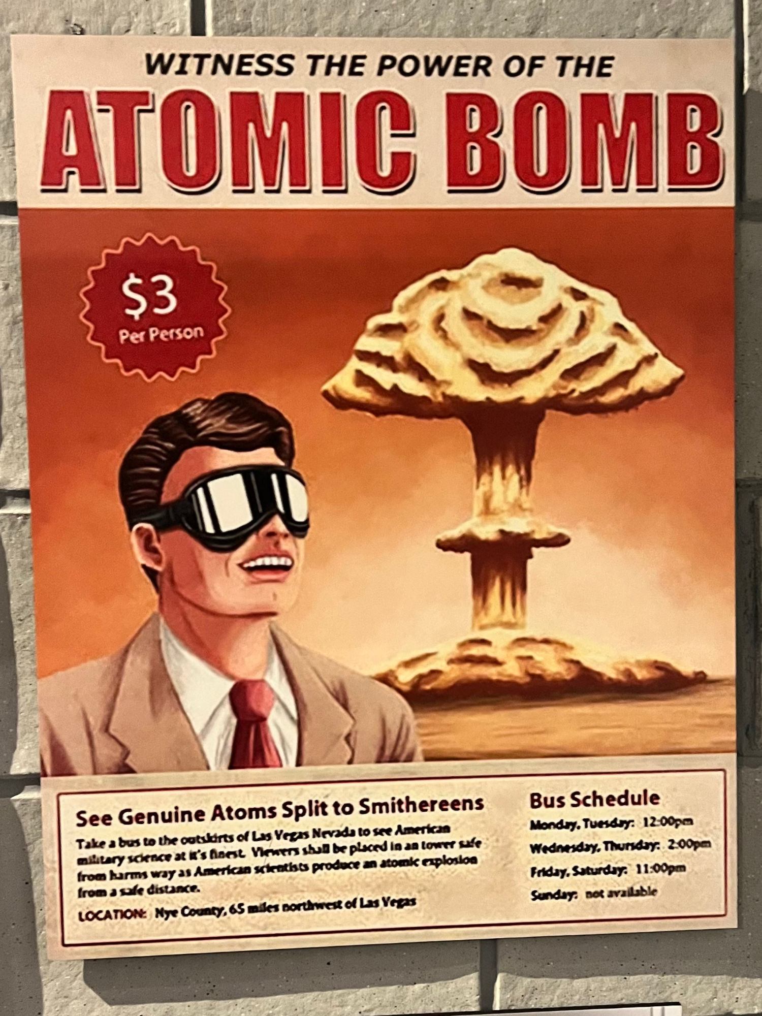 Las Vegas Witness Atomic Bomb Power