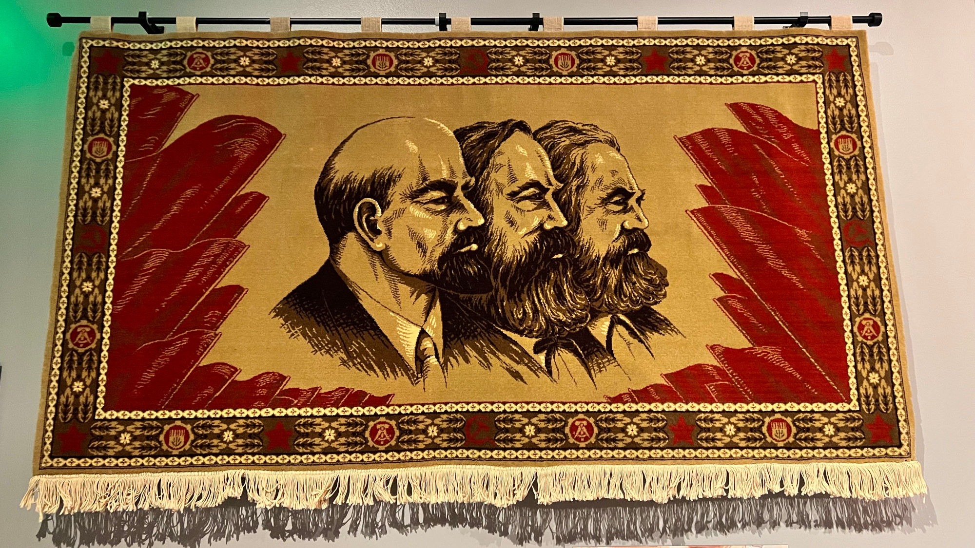Tapestry Marx-Engles-Lenin Tapestry