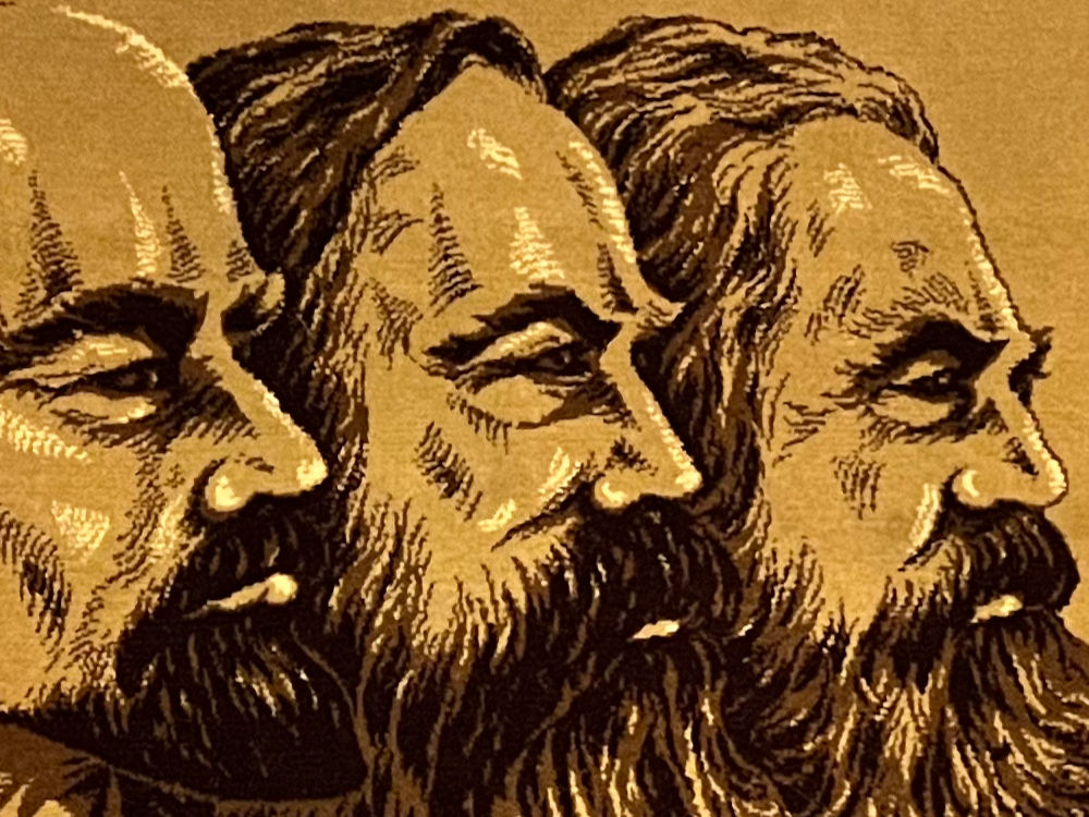 Tapestry Marx-Engles-Lenin Tapestry