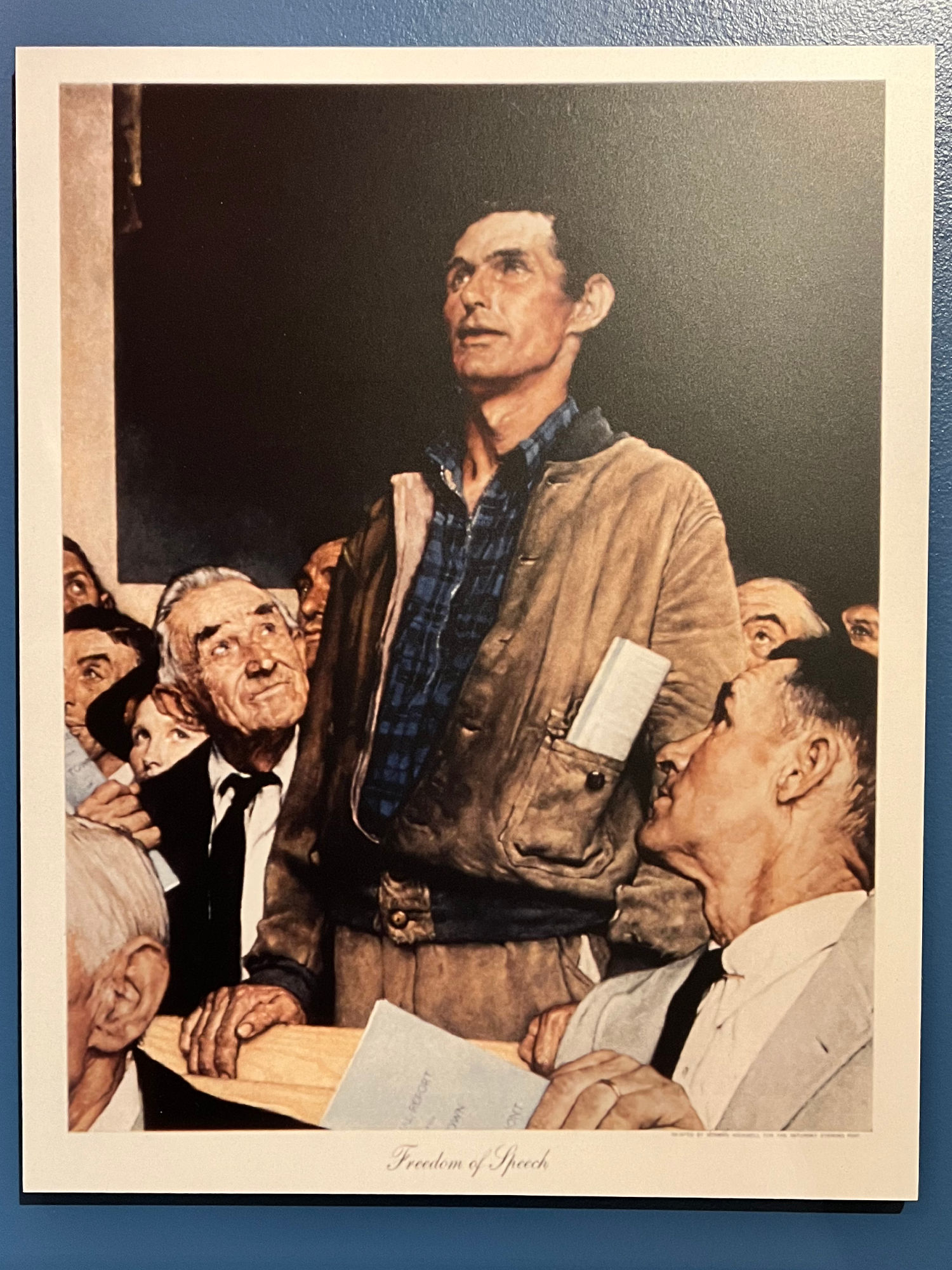 Norman Rockwell Freedom of Speech