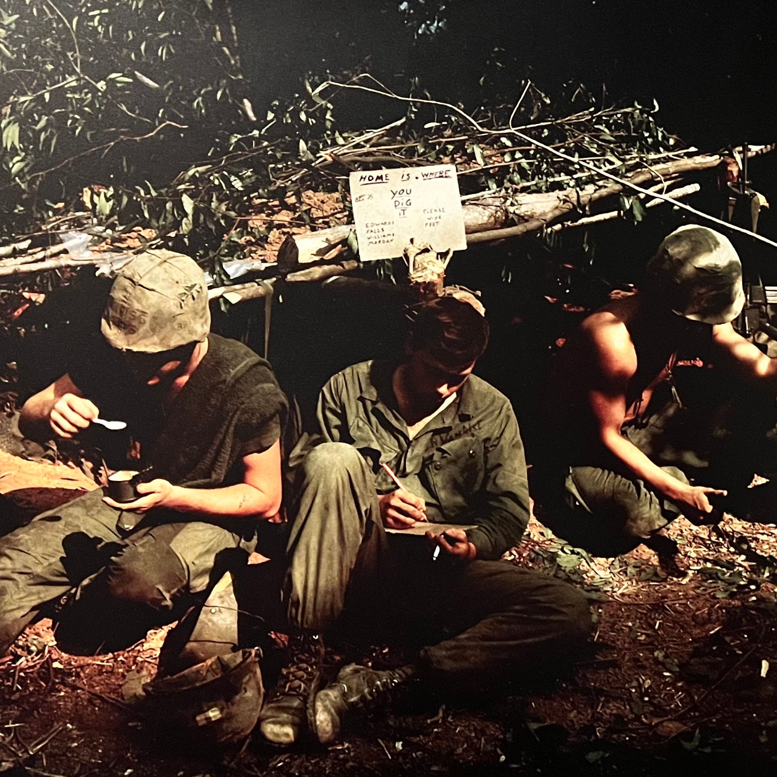 Home is where you dig it Vietnam War Home is where you dig it