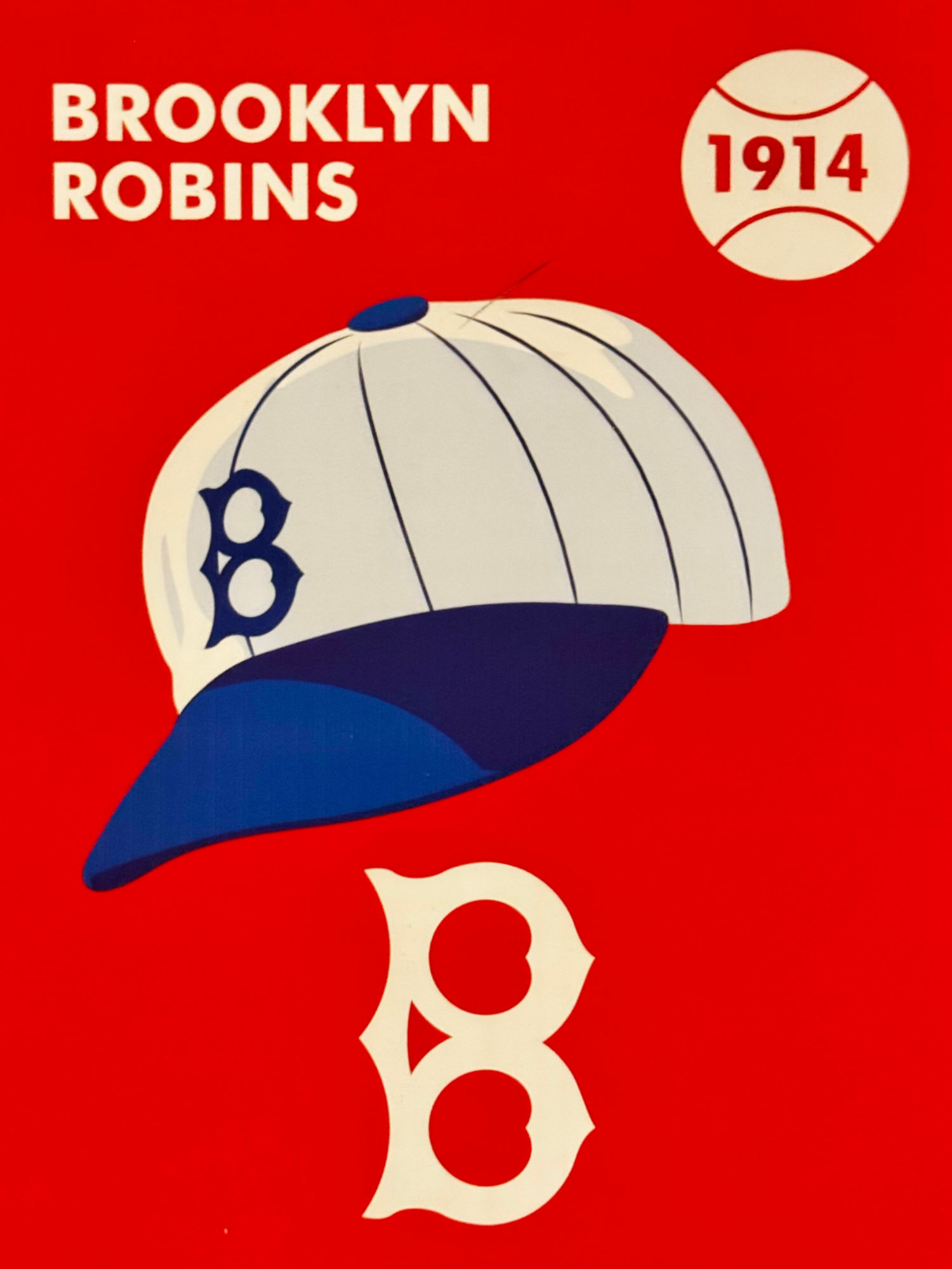 The 1914 Brooklyn Robins Brooklyn Robins 1914 Hat Style
