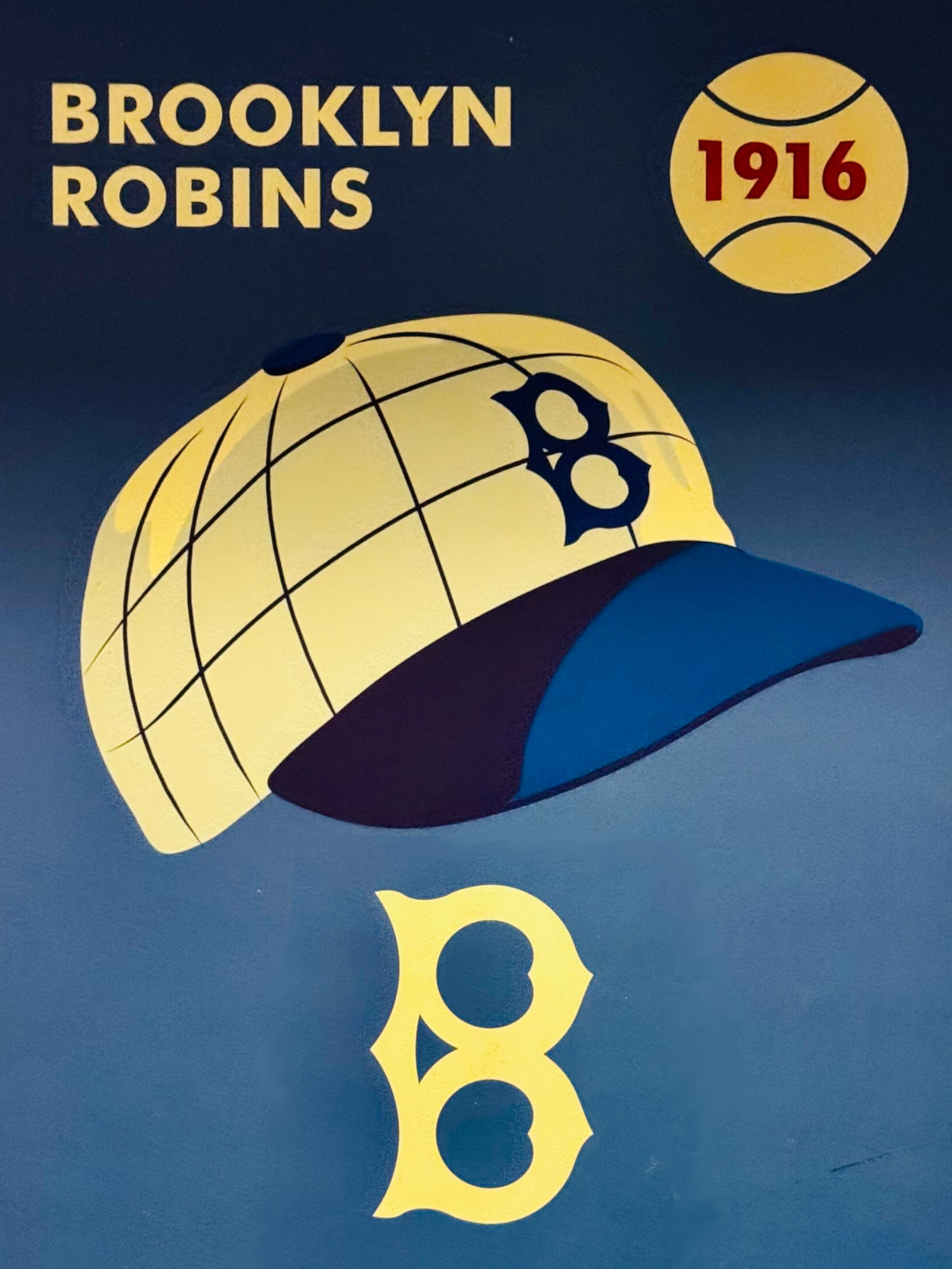 The 1916 Brooklyn Robins Brooklyn Robins 1916 Hat Style
