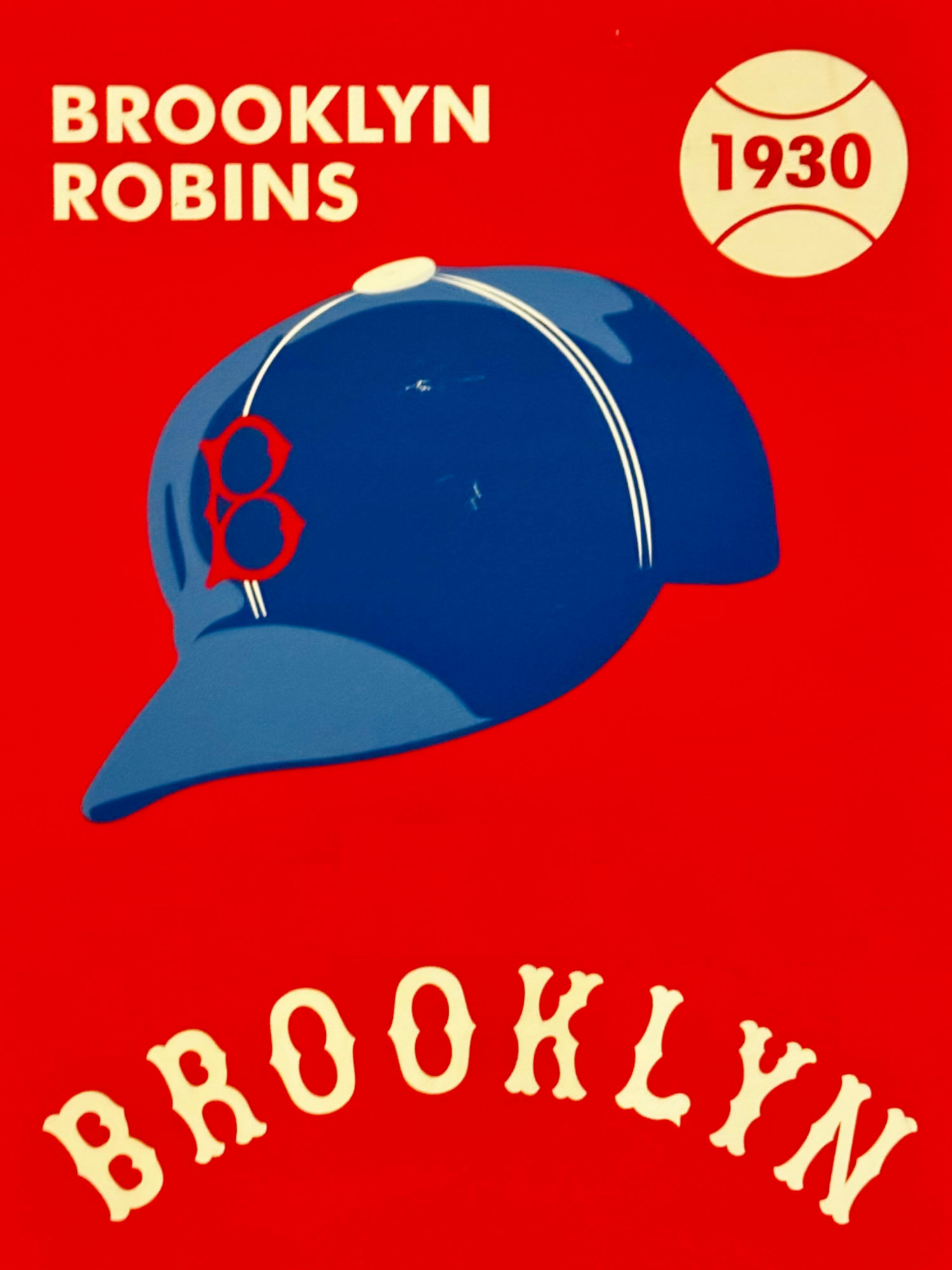 The 1930 Brooklyn Robins Brooklyn Robins 1930 Hat Style