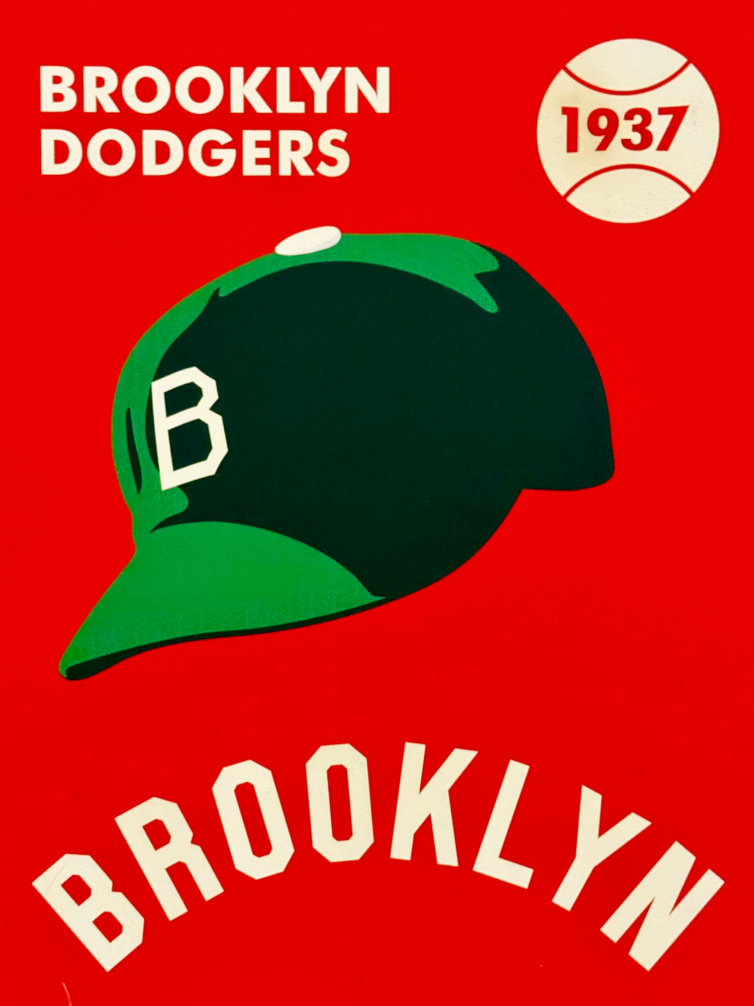 The 1937 Brooklyn Dodgers Brooklyn Dodgers 1937 Hat Style