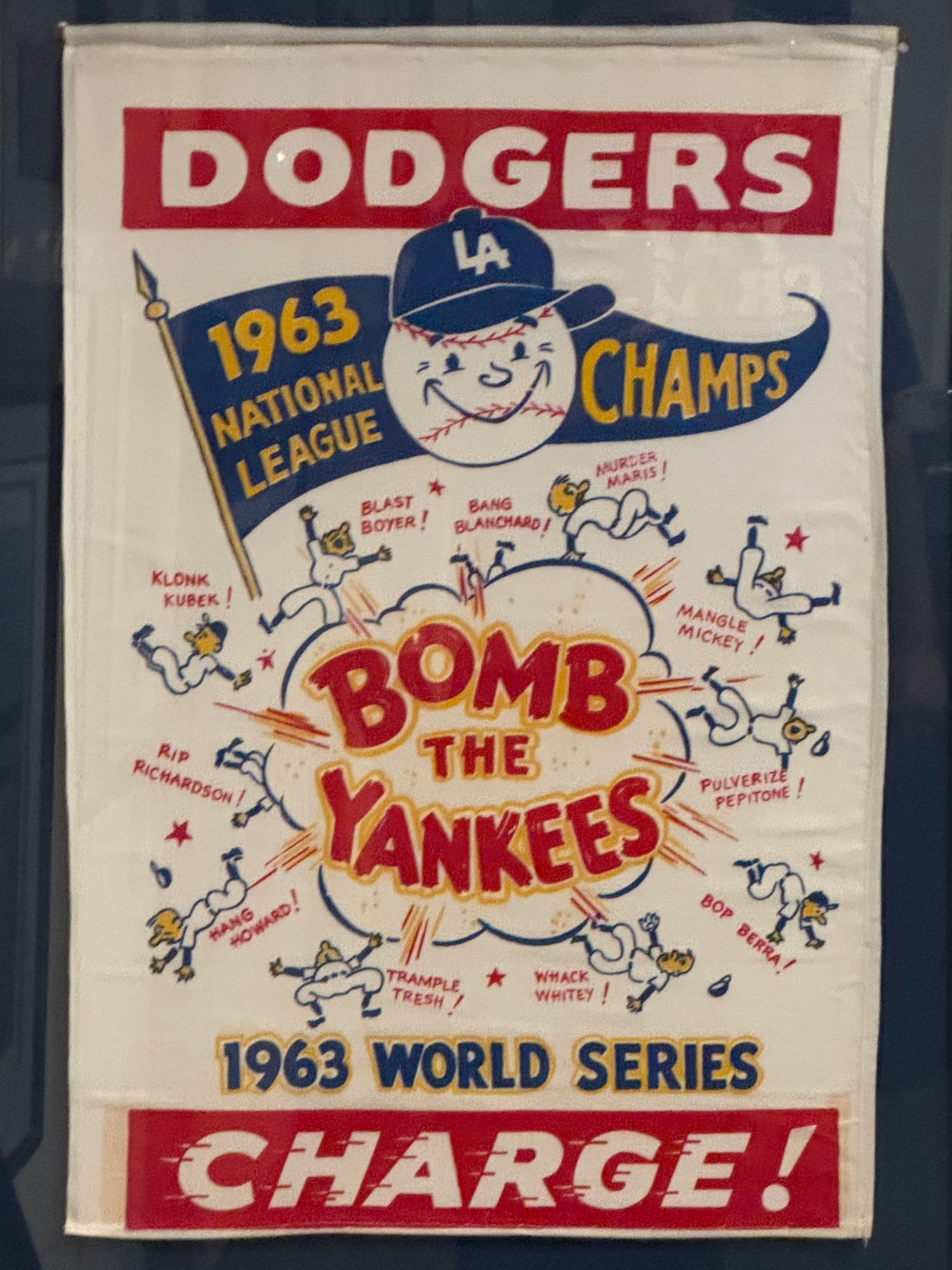 1963 Dodger Stadium Rally Towel