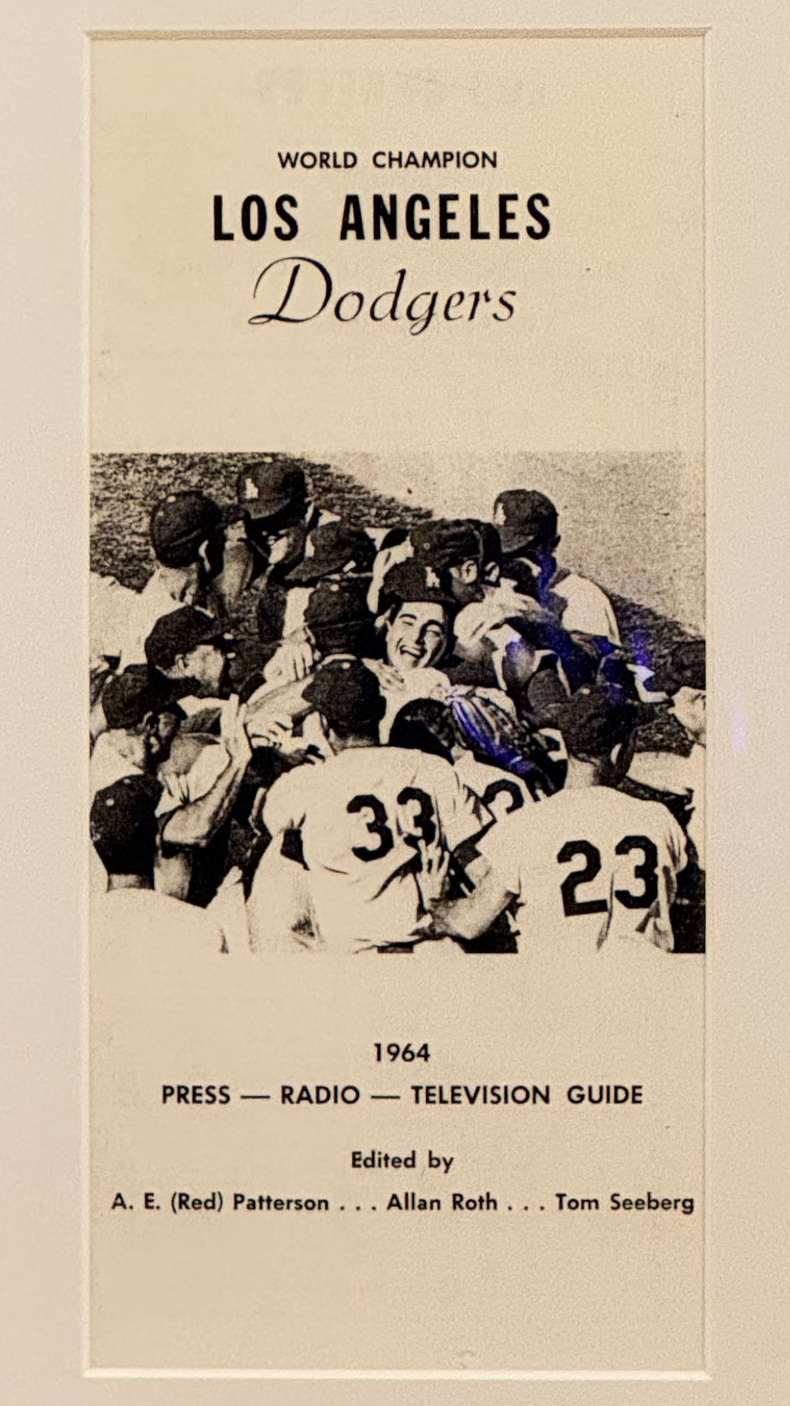 1964 Press Radio Television Guide Cover 1964 Press Radio Television Guide Cover
