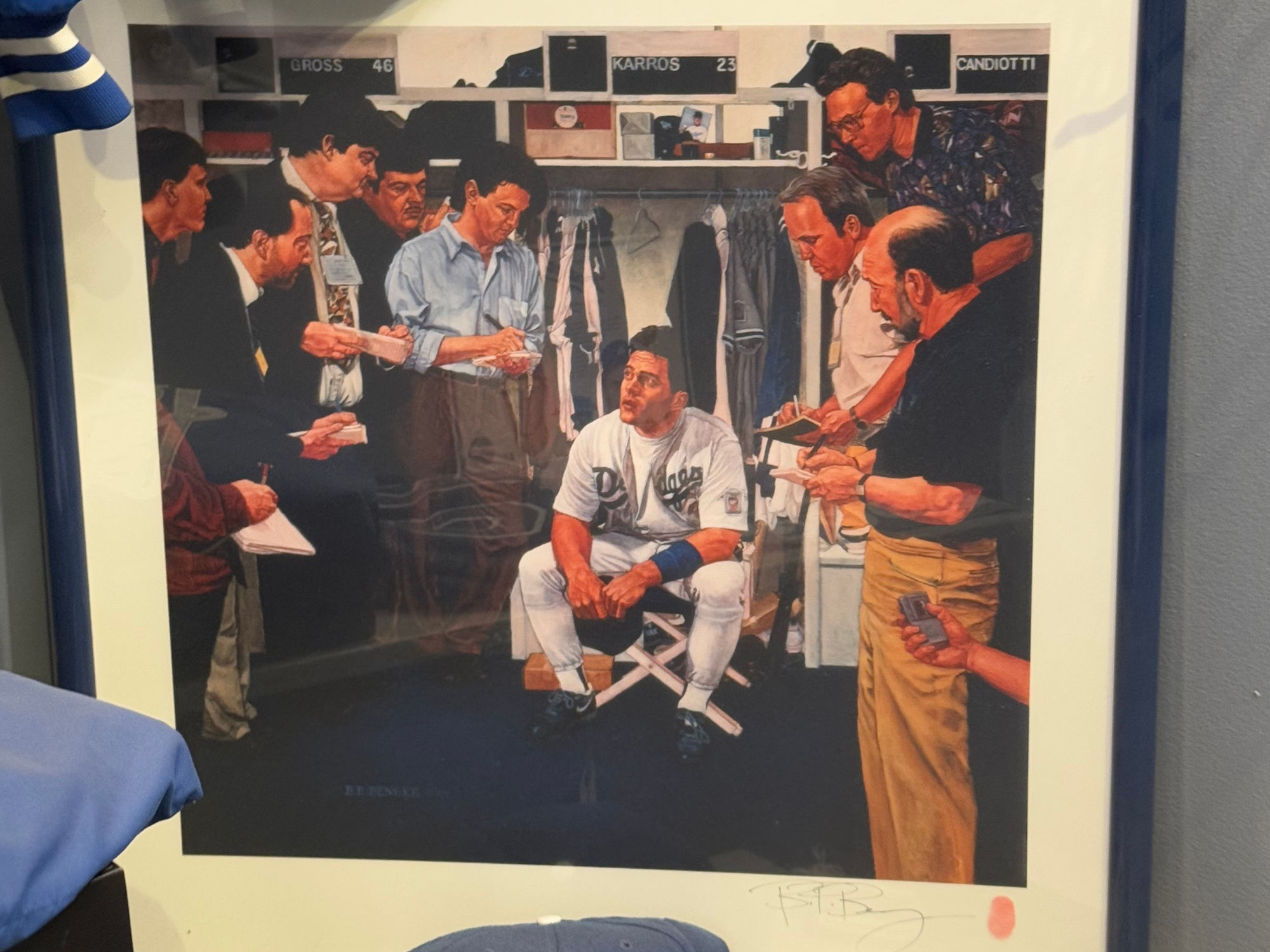 1990s Lockerroom Eric Karros