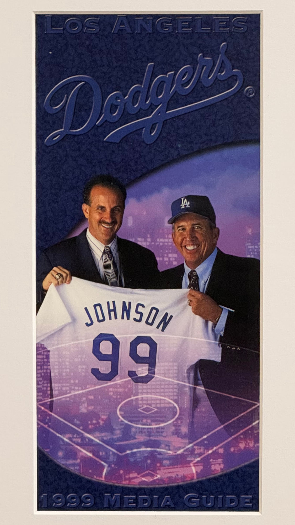 1999 Los Angeles Dodgers Media Guide Cover 1999 Los Angeles Dodgers Media Guide Cover