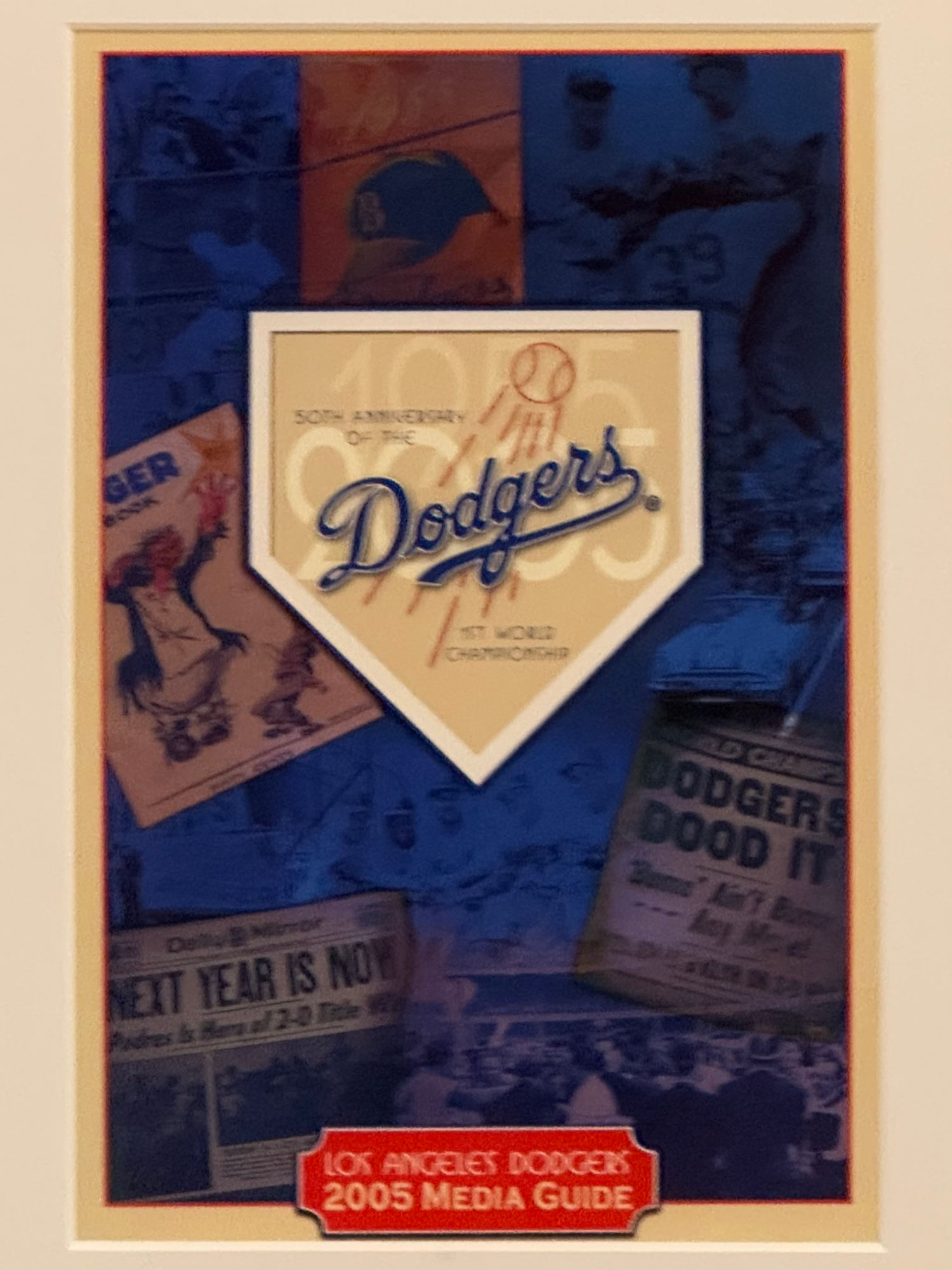 2005 Los Angeles Dodgers Media Guide Cover 2005 Los Angeles Dodgers Media Guide Cover