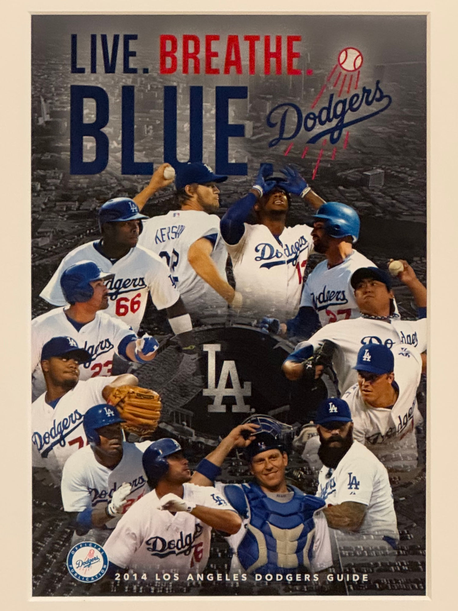 2014 Los Angeles Dodgers Guide Cover 2014 Los Angeles Dodgers Guide Cover