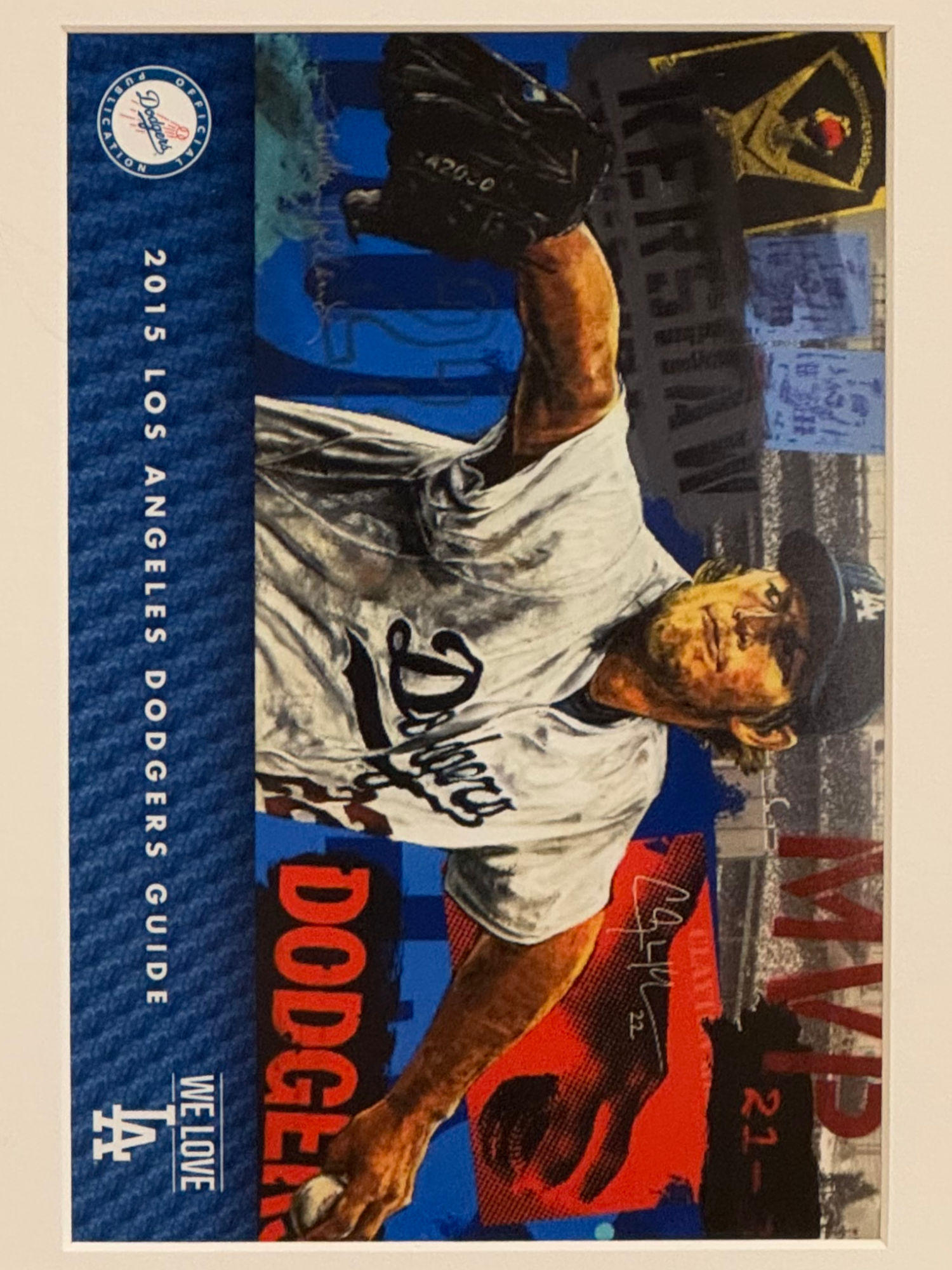 2015 Los Angeles Dodgers Guide Cover 2015 Los Angeles Dodgers Guide Cover