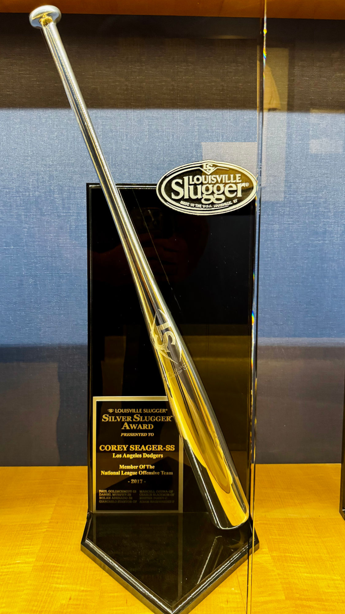 Corey Seager 2017 Silver Slugger Award 2017 Silver Slugger Award Corey Seager