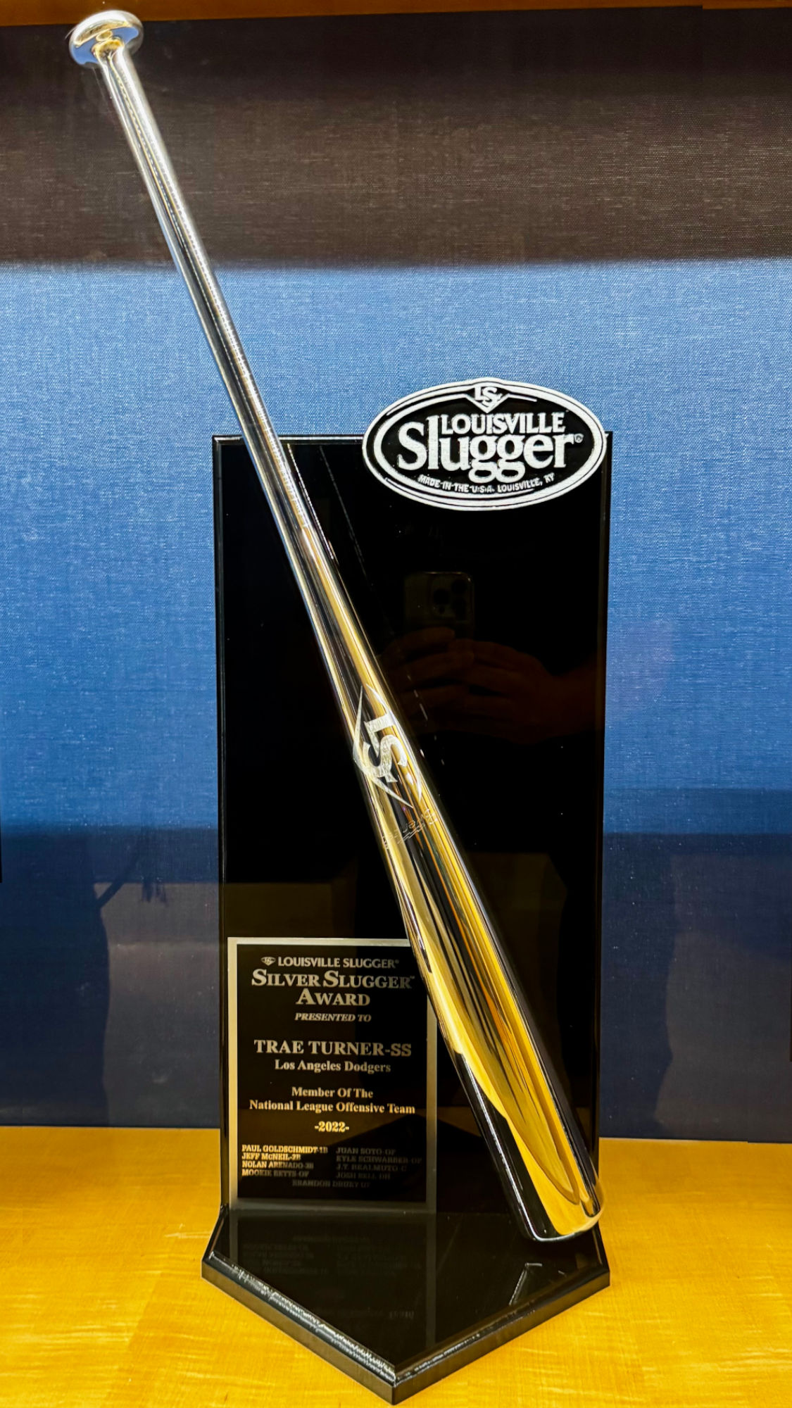 Trea Turner 2022 Silver Slugger Award 2022 Silver Slugger Award Trea Turner