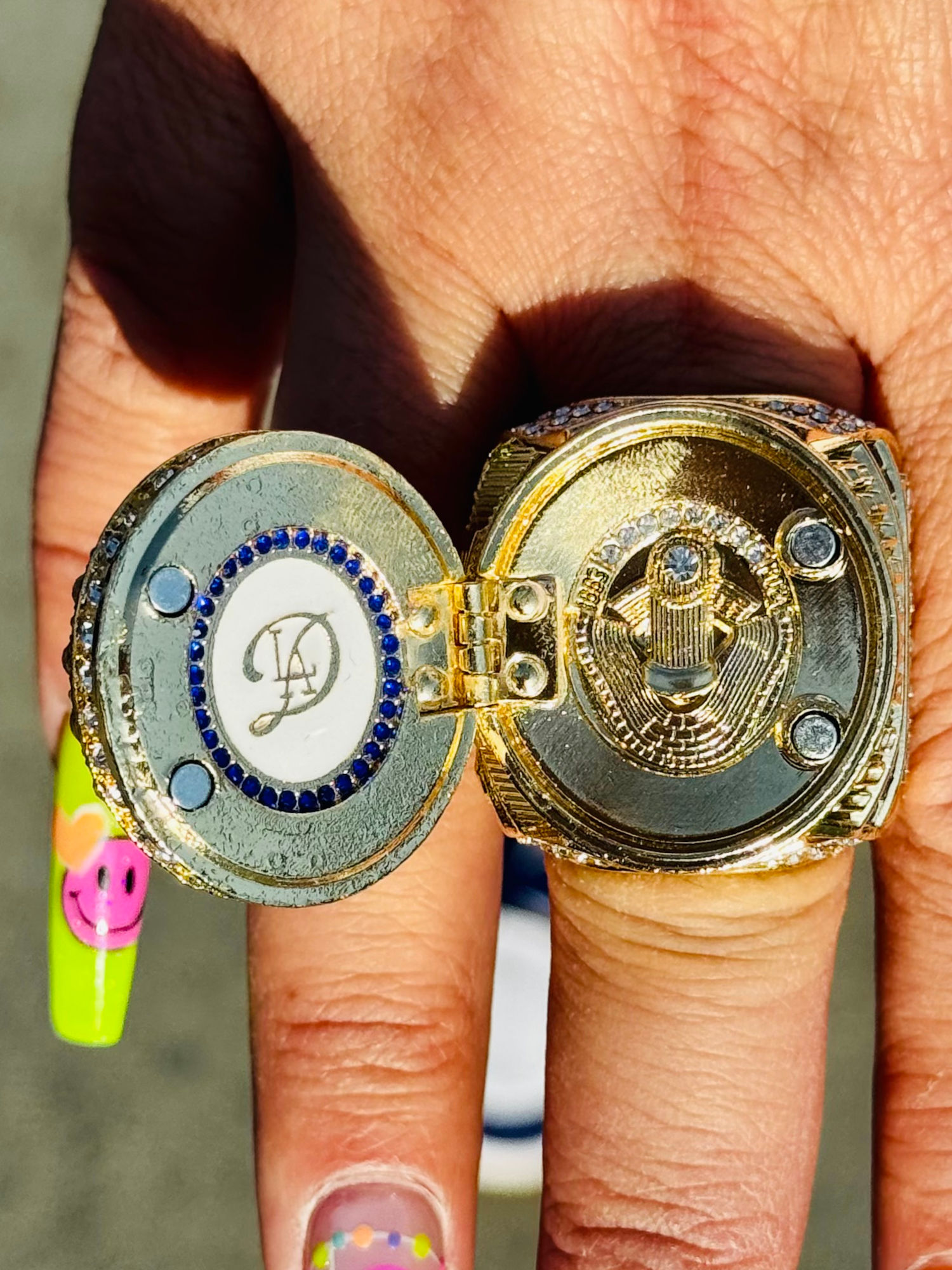 2024 World Series Replica Ring Top Opens Dodgers 2024 World Series Replica Ring Top Opens