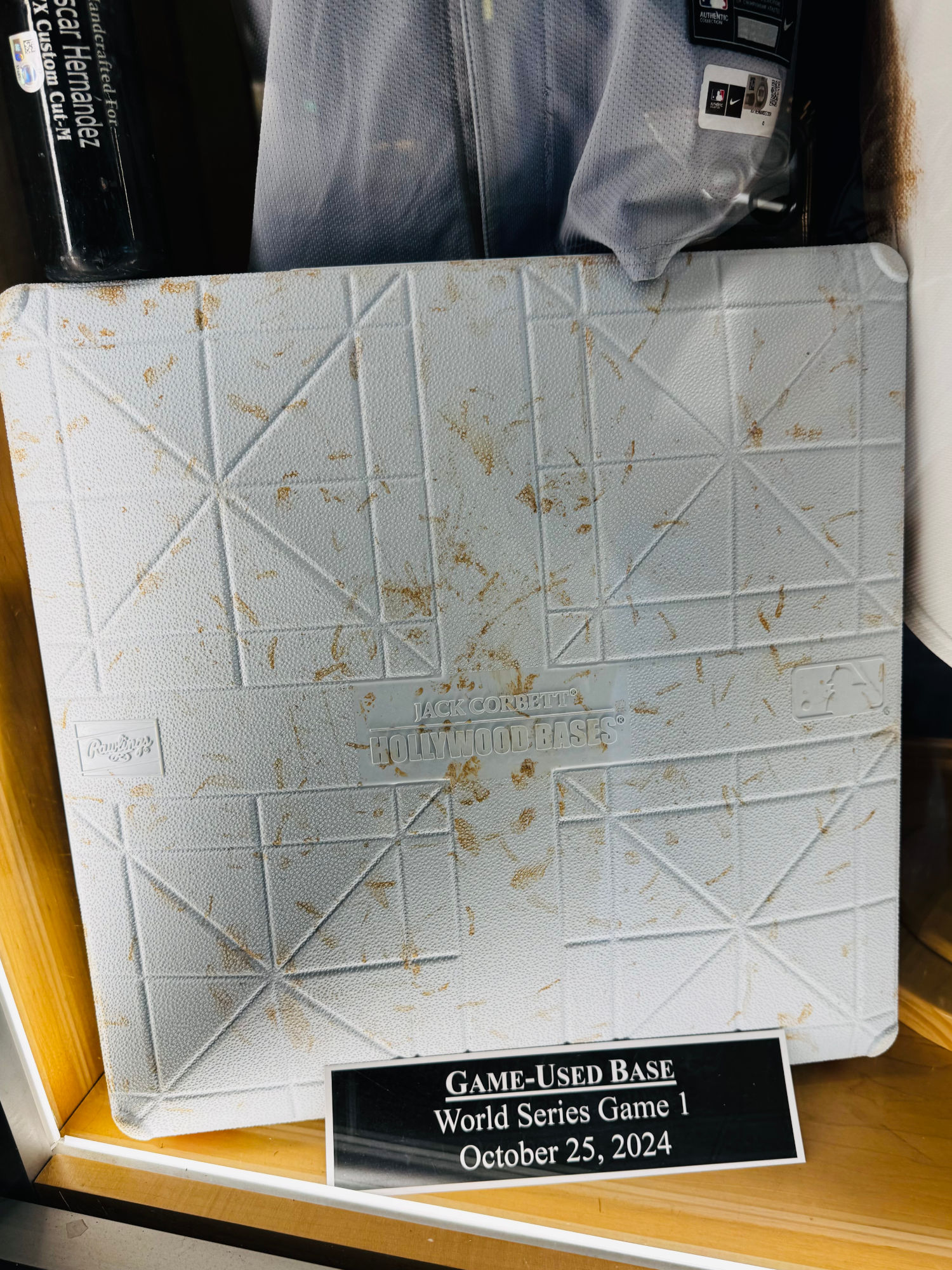 Used Base Game 1 2024 World Series Used Base Game 1