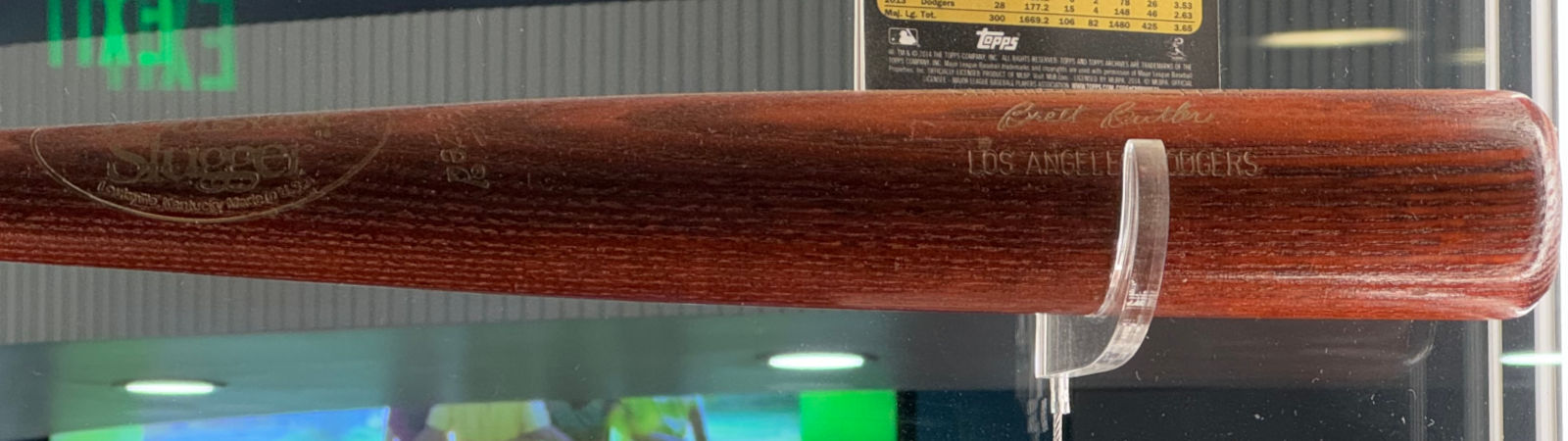 Brett Butler's Baseball Bat Brett Butler's Baseball Bat