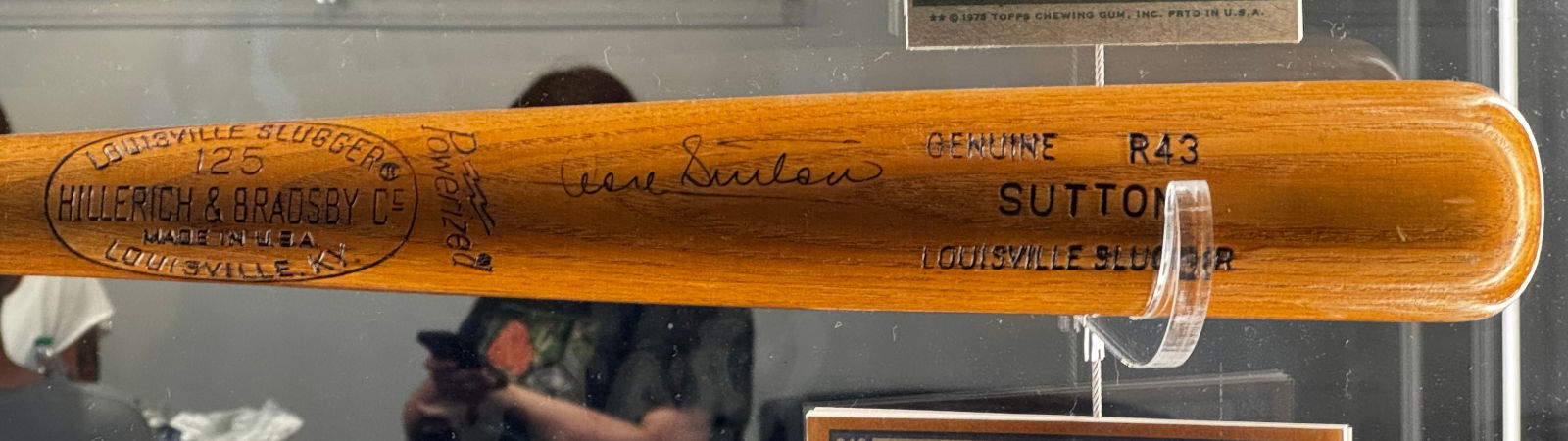 Don Sutton's Baseball Bat Don Sutton's Baseball Bat