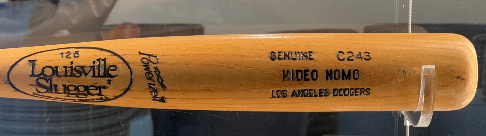 Hideo Nomo's Baseball Bat Hideo Nomo's Baseball Bat