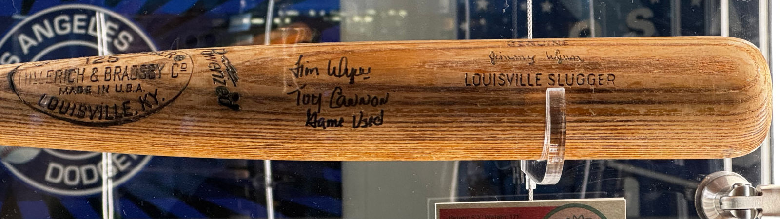 Jimmy Wynn's Baseball Bat Jimmy Wynn's Baseball Bat