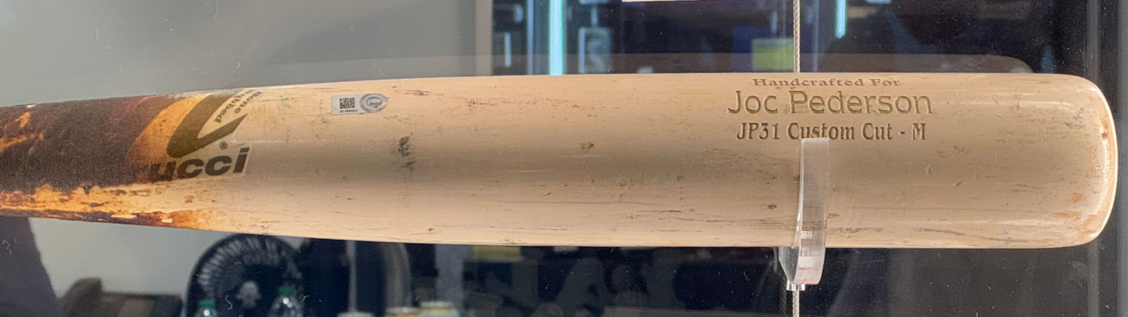 Joc Pederson's Baseball Bat Joc Pederson's Baseball Bat