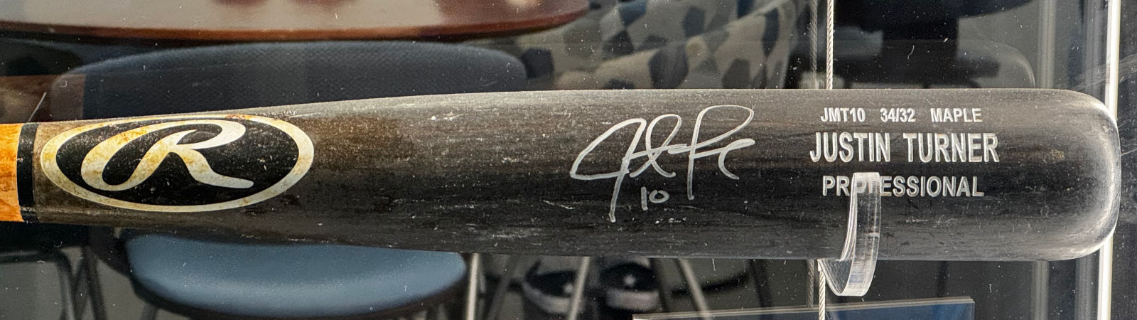 Justin Turner's Baseball Bat Justin Turner's Baseball Bat