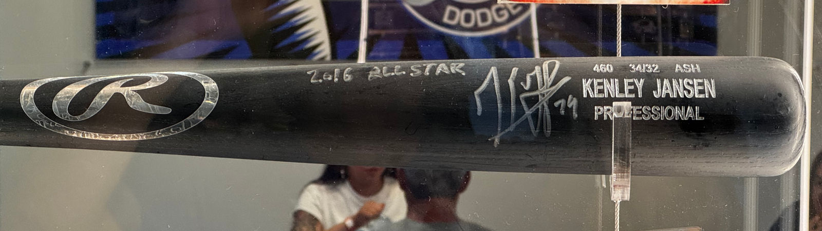 Kenley Jansen's Baseball Bat Kenley Jansen's Baseball Bat