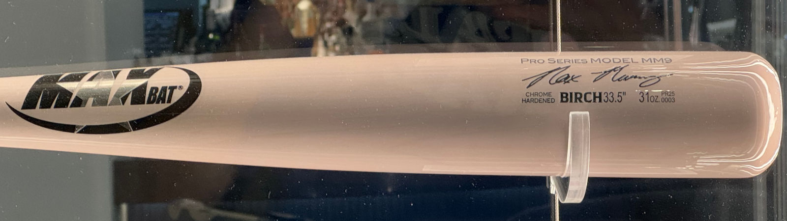 Max Muncy's Baseball Bat Max Muncy's Baseball Bat