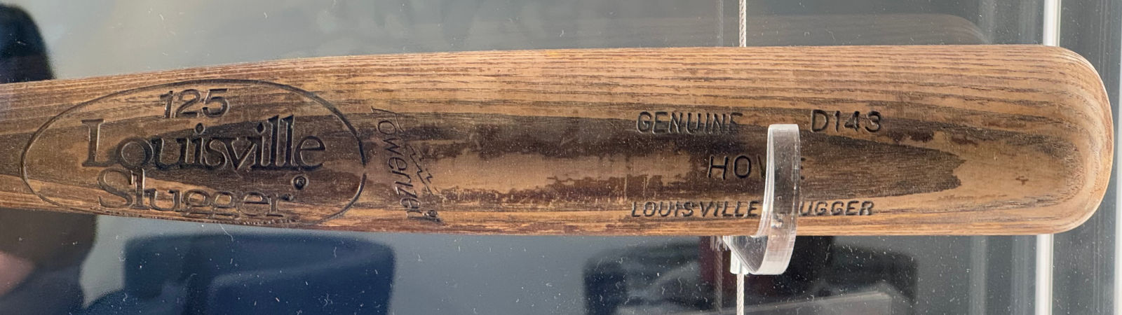 Steve Howe's Baseball Bat Steve Howe's Baseball Bat