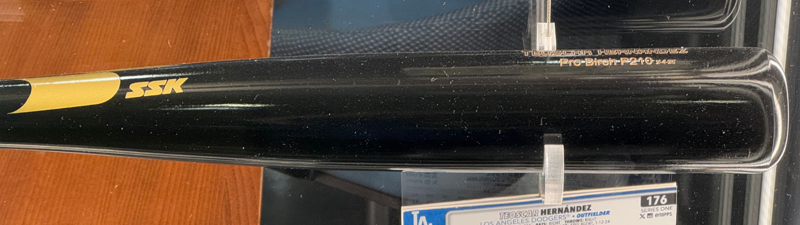Teoscar Hernandez's Baseball Bat Teoscar Hernandez's Baseball Bat