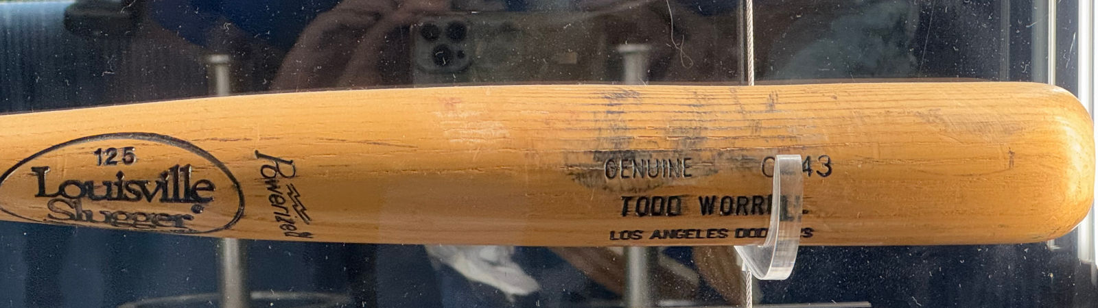 Todd Worrell's Baseball Bat Todd Worrell's Baseball Bat