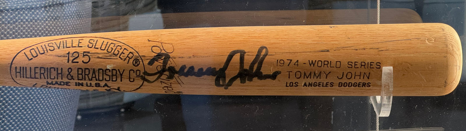 Tommy John's Baseball Bat Tommy John's Baseball Bat