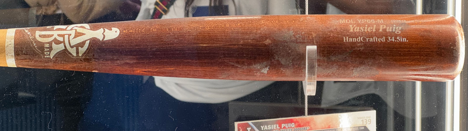 Yasiel Puig's Baseball Bat Yasiel Puig's Baseball Bat