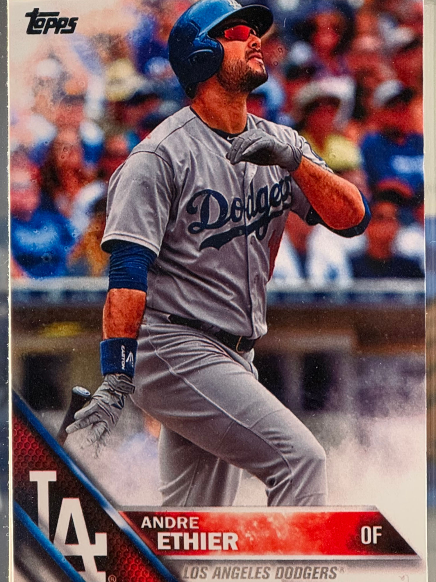 Andre Ethier's Baseball Card Andre Ethier's Baseball Card