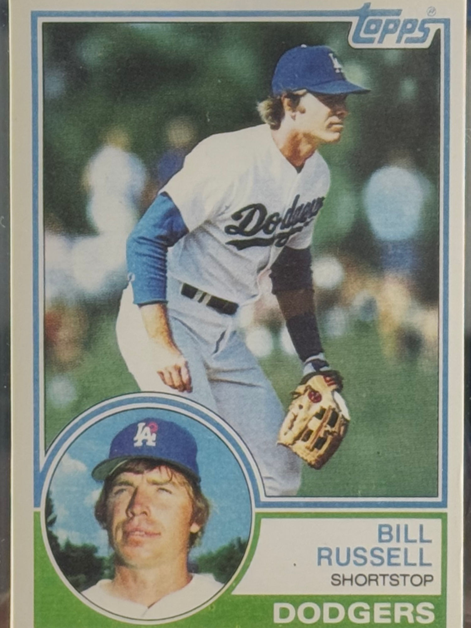 Bill Russell's Baseball Card Bill Russell's Baseball Card