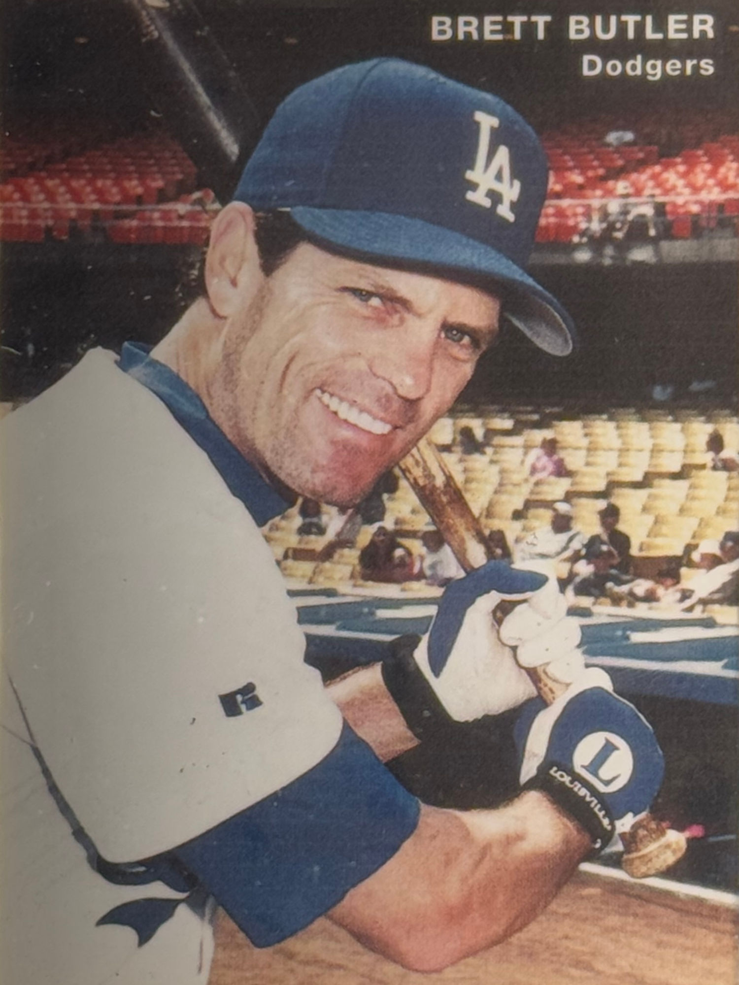 Brett Butler's Baseball Card Brett Butler's Baseball Card