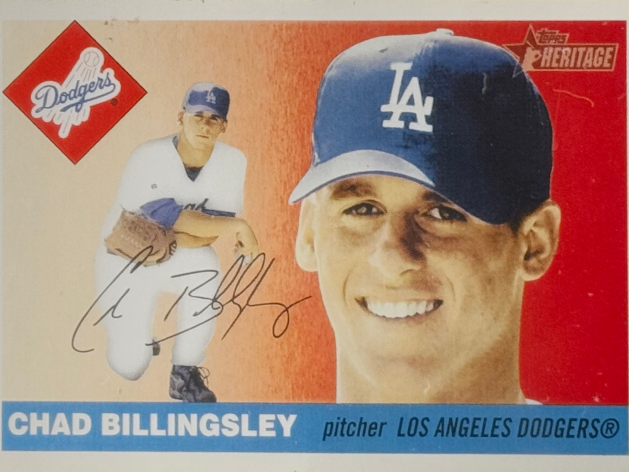 Chad Billingsley's Baseball Card Chad Billingsley's Baseball Card