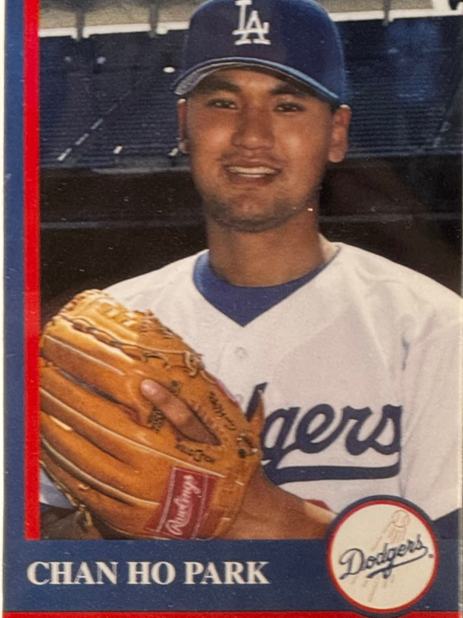 Chan Ho Park's Baseball Card Chan Ho Park's Baseball Card