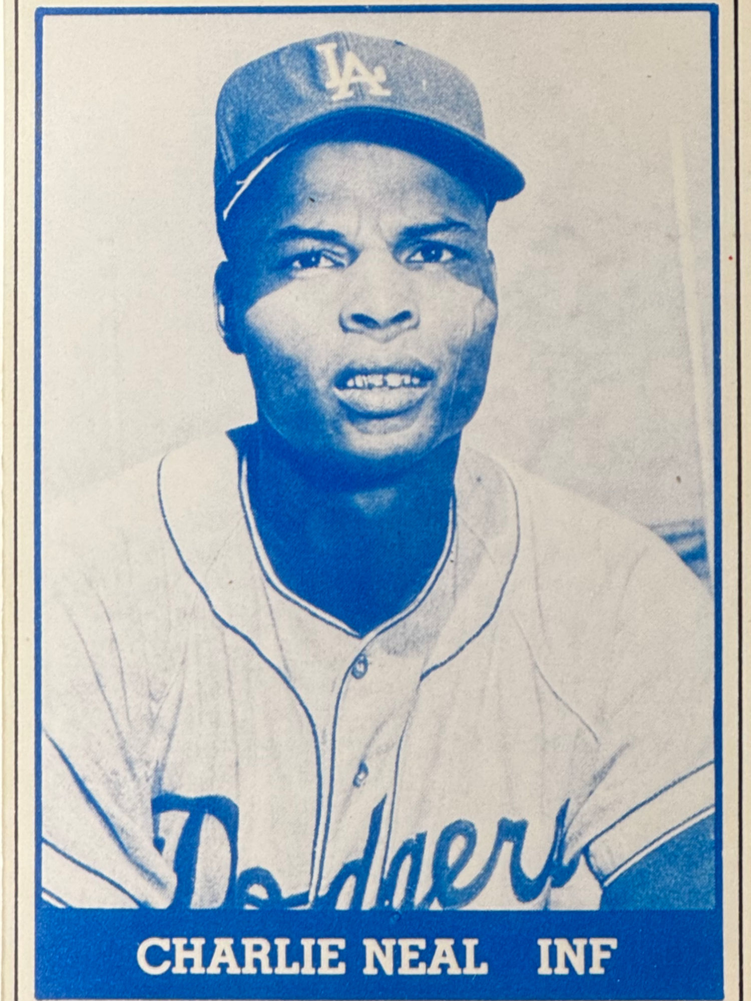 Charlie Neal's Baseball Card Charlie Neal's Baseball Card
