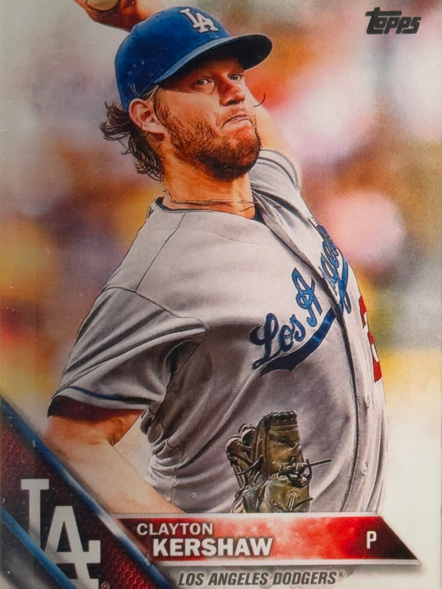 Clayton Kershaw's Baseball Card Clayton Kershaw's Baseball Card