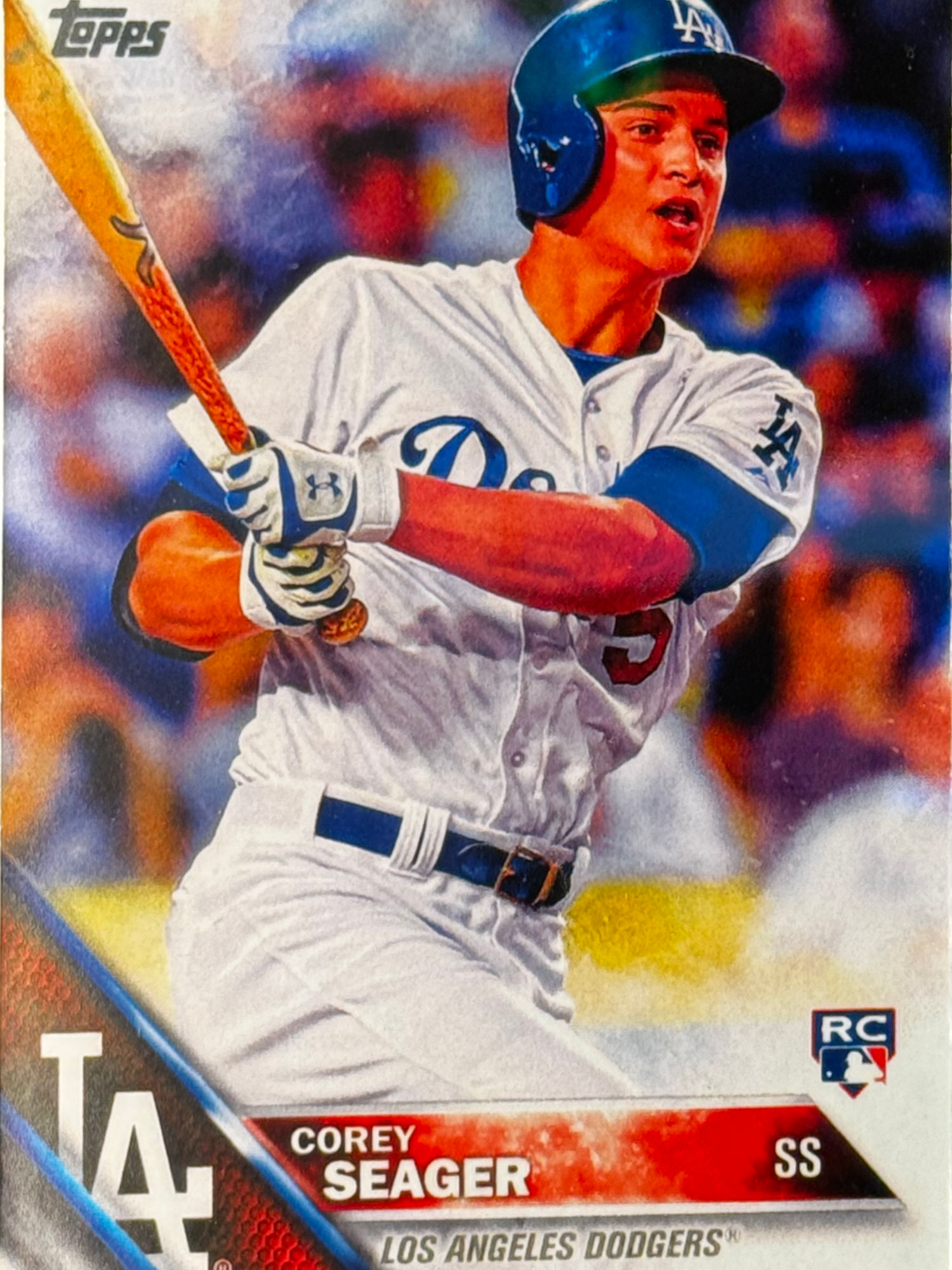 Corey Seager's Baseball Card Corey Seager's Baseball Card