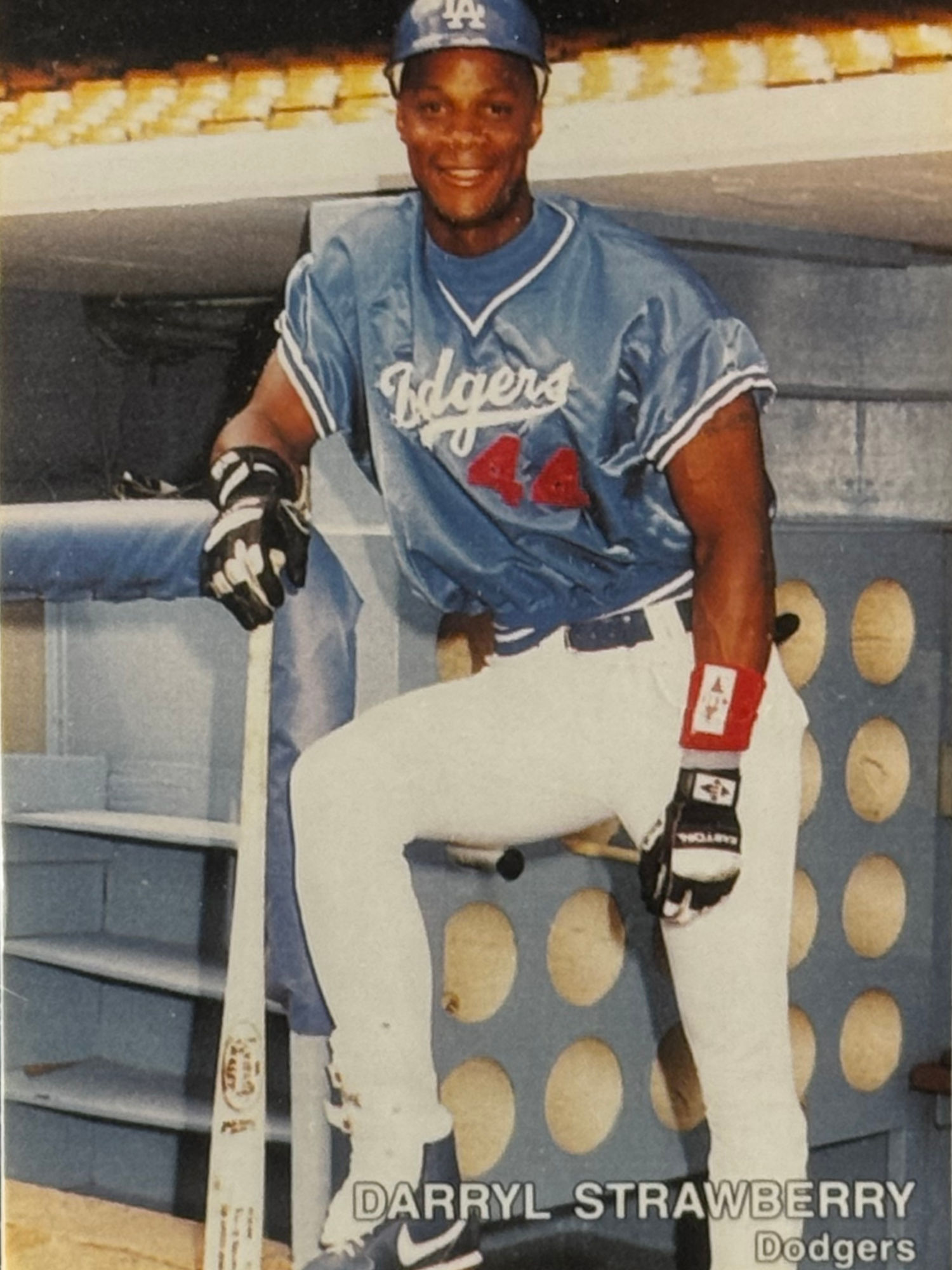 Darryl Strawberry's Baseball Card Darryl Strawberry's Baseball Card