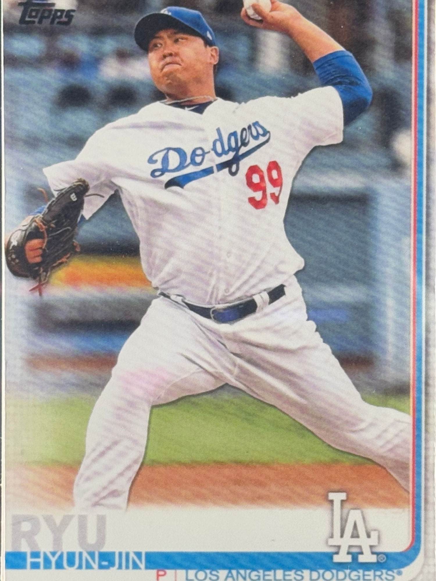 Hyun-Jin Ryu's Baseball Card Hyun-Jin Ryu's Baseball Card