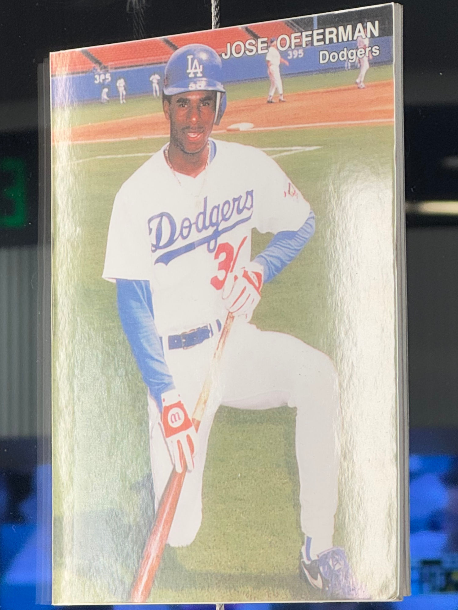 Jose Offerman's Baseball Card Jose Offerman's Baseball Card